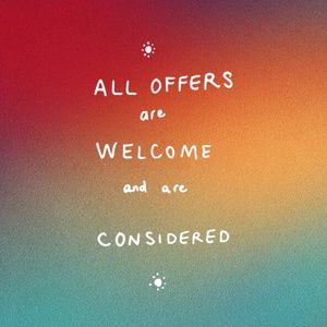 Please don't hesitate to shoot me an offer 🌻😊☮️